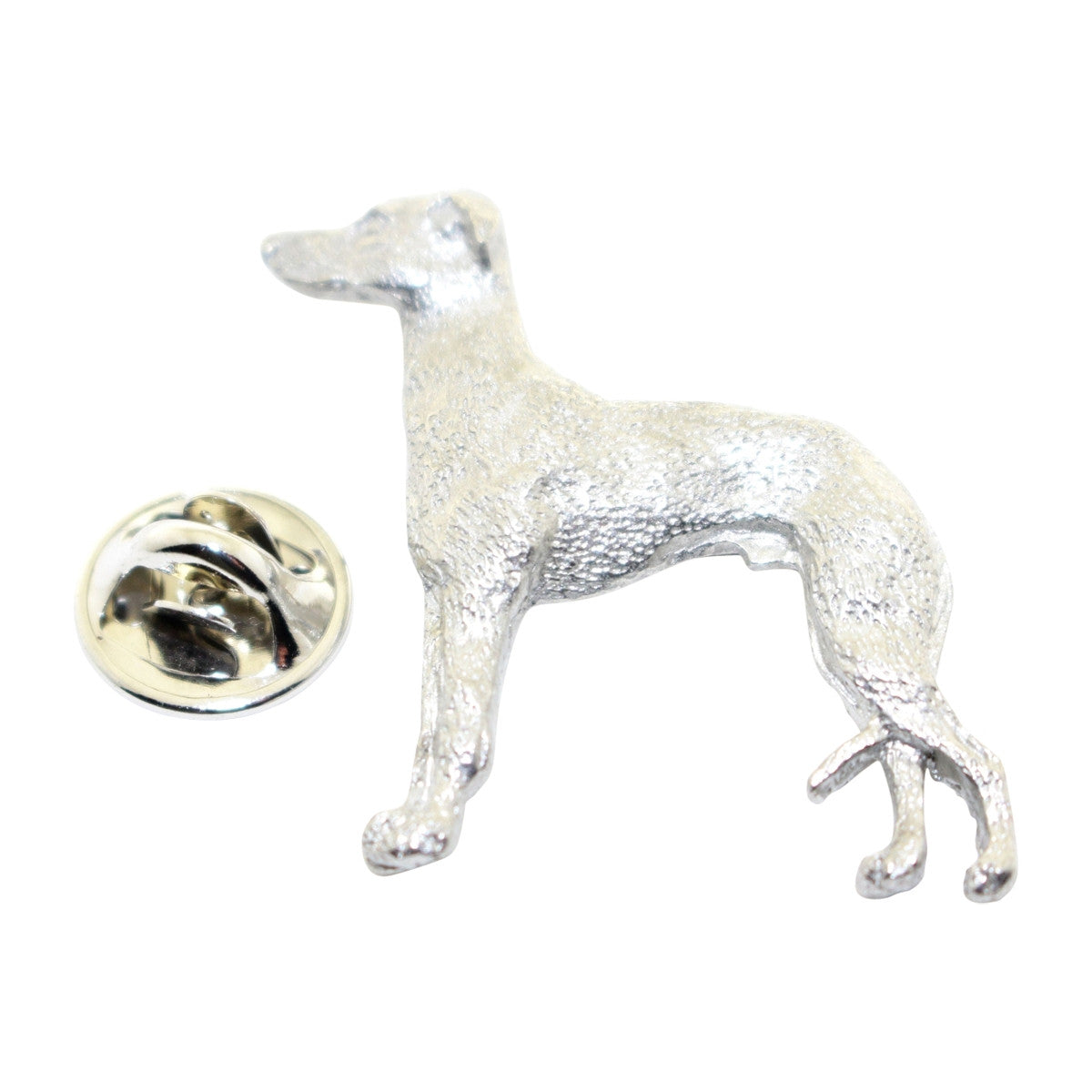 Greyhound Pin ~ Antiqued Pewter ~ Lapel Pin ~ Sarah's Treats & Treasures
